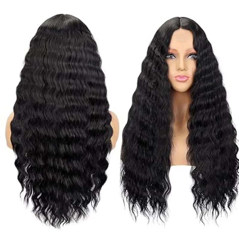 Human - hair wig with a 180 - density for a full and thick appearanceGet Instant Volume with FAYUAN 14 inch Loose Deep Wave 5x5 Transparent Lace Front Wig