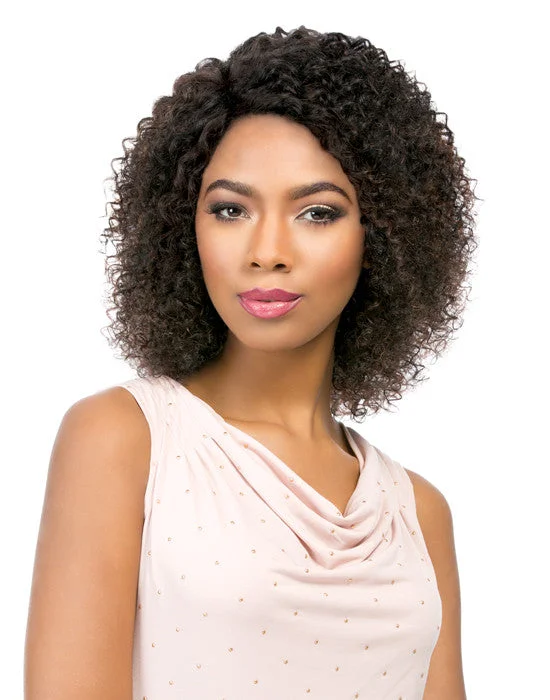 Human - hair wig with a wavy texture for a beachy and relaxed lookBare & Natural Wig - Natural Jerry