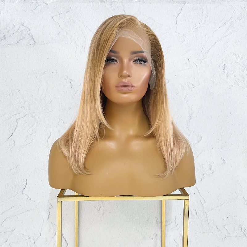 Peruvian - human - hair wig with a soft and manageable feelRYDER Honey Human Hair Lace Front Wig