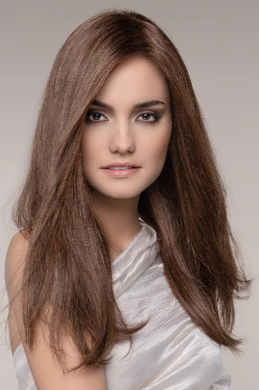 Indian - human - hair wig with a natural - looking shineSale - Ellen Wille Wigs - Obsession - Remy Human Hair - Color: Dark Chocolate Mix