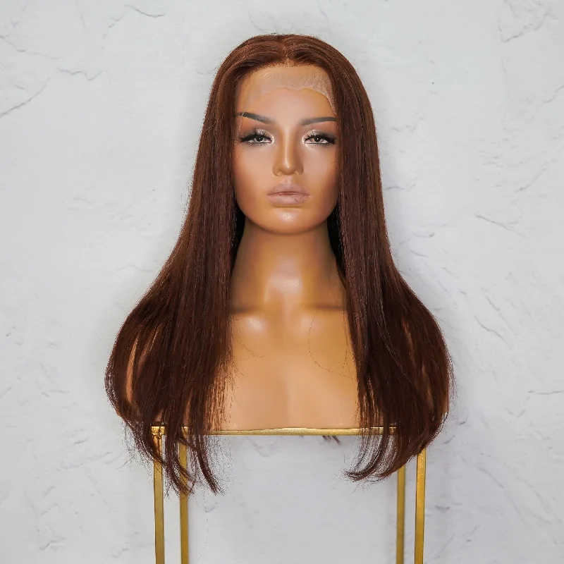 Human - hair wig with a wavy texture for a beachy and relaxed lookSOPHIE Human Hair Lace Front Wig