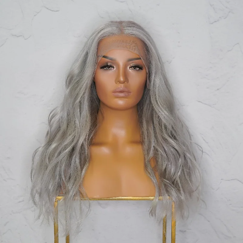 Human - hair wig with a natural - looking root for a more realistic lookSTORM Human Hair Lace Front Wig