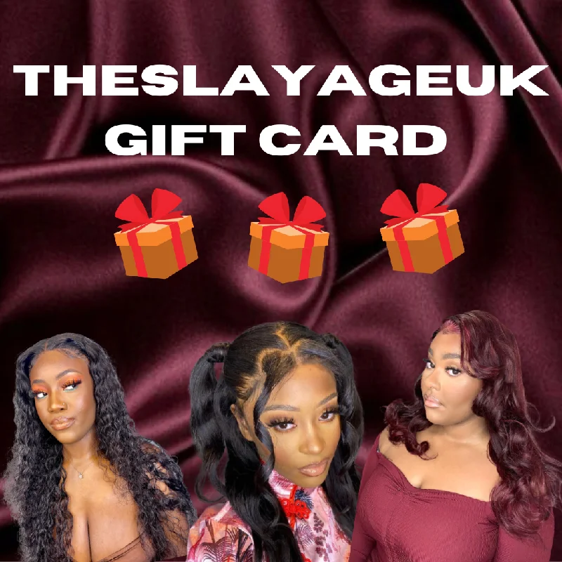 Colored wig with a red - orange hue for a warm and energetic lookSLAYAGEUK GIFT CARD