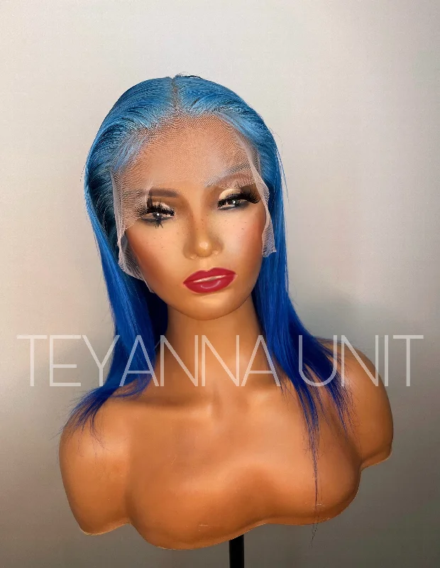 Colored wig with a silk - base cap for a comfortable and smooth feelTEYANNA