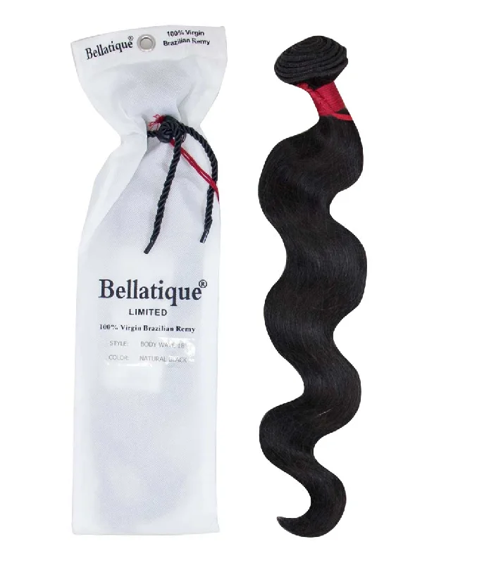 Braided wigs for a formal event with a sophisticated designBellatique Body Wave