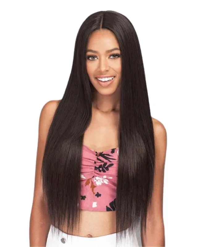 Kinky braided wigs with a tight curl pattern for authenticityBobbi Boss Miss Origin Bundle Natural Straight