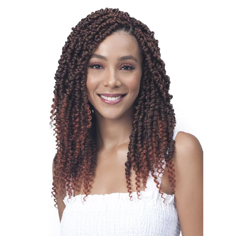 Human hair braided wigs for a luxurious feelBobbi Boss Synthetic Crochet Braids - 2X Spring Twist 14"