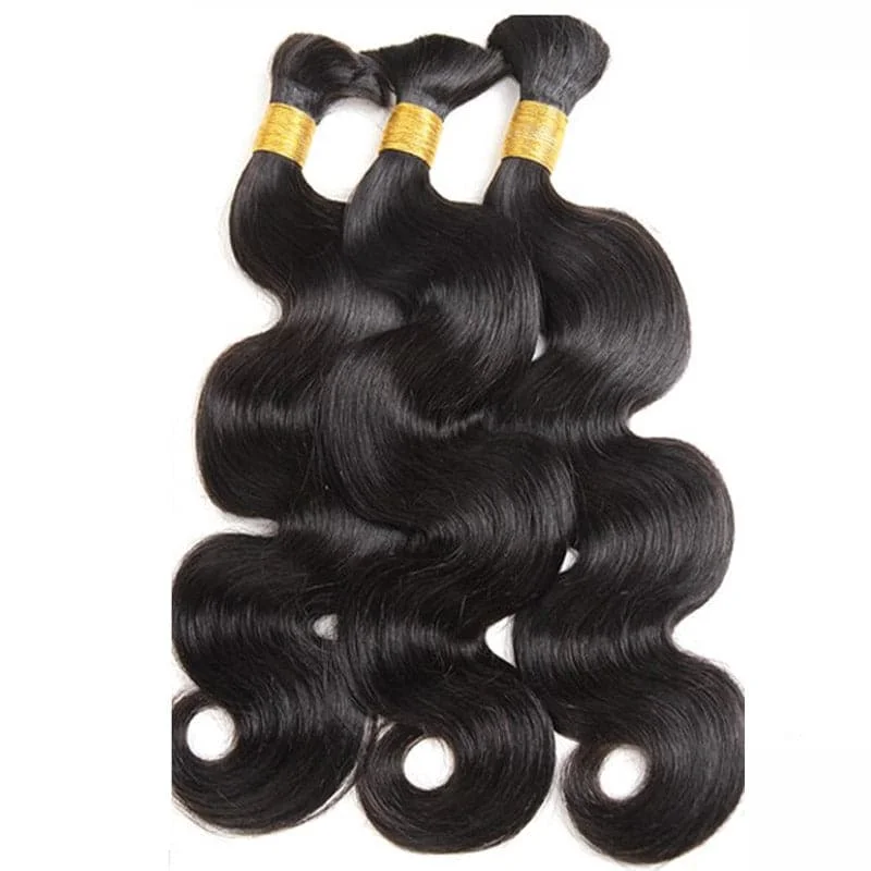 Synthetic braided wigs with a natural - looking textureBody Wave Bulk Hair Extensions for Braiding