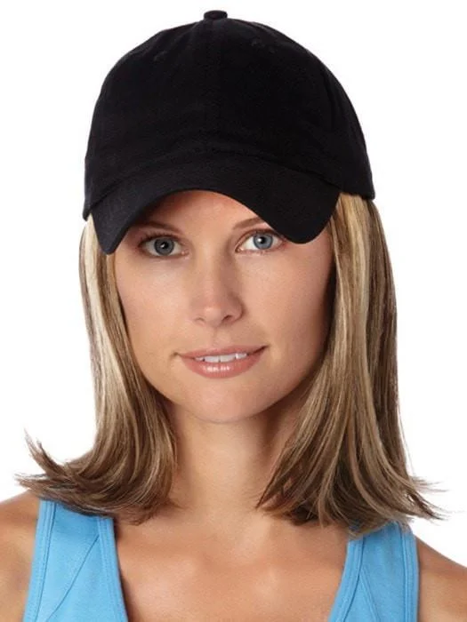 Human - hair long - length wig for a natural and luxurious feelClassic Baseball Hat - Black | Synthetic Hair Piece | CLOSEOUT