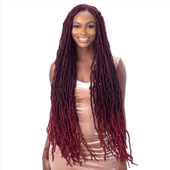 Heat - resistant braided wigs for styling flexibilityFreeTress Synthetic Braids - 2X Nikki Loc 30"