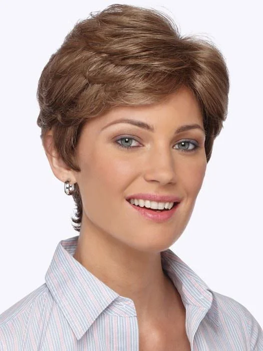 Long - length wig in a jet - black color for a classic appearanceDiamond | Synthetic Wig (Basic Cap) | CLOSEOUT