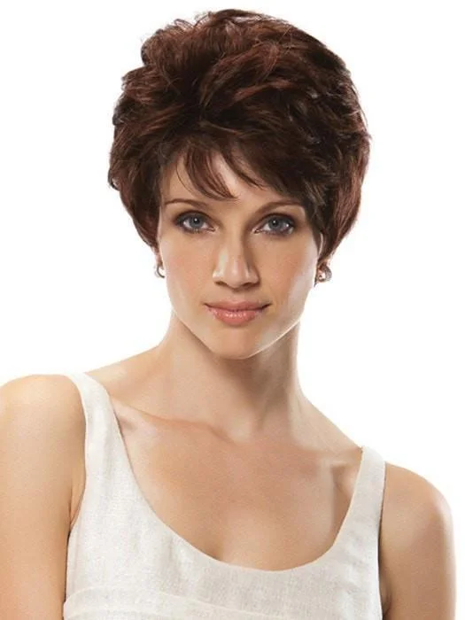 Human - hair long - length wig for a natural and luxurious feelFame MonoLite by Jon Renau | Short Pixie Wig for Women | CLOSEOUT