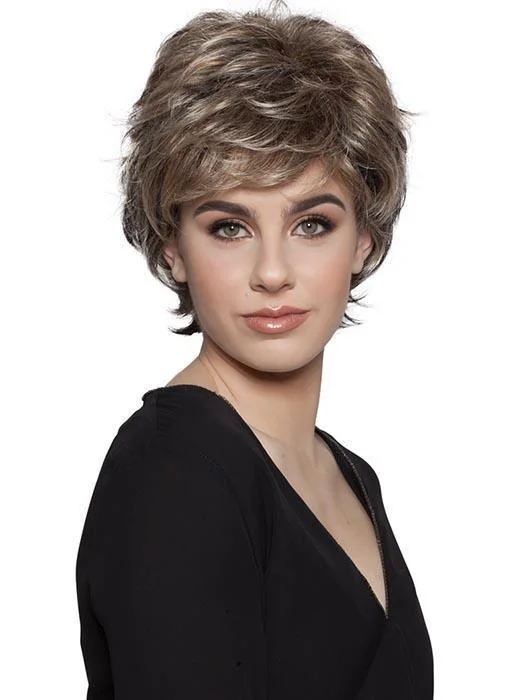 Long - length wig with a side - swept bang for a sophisticated lookFelicity | Synthetic Wig (Basic Cap)