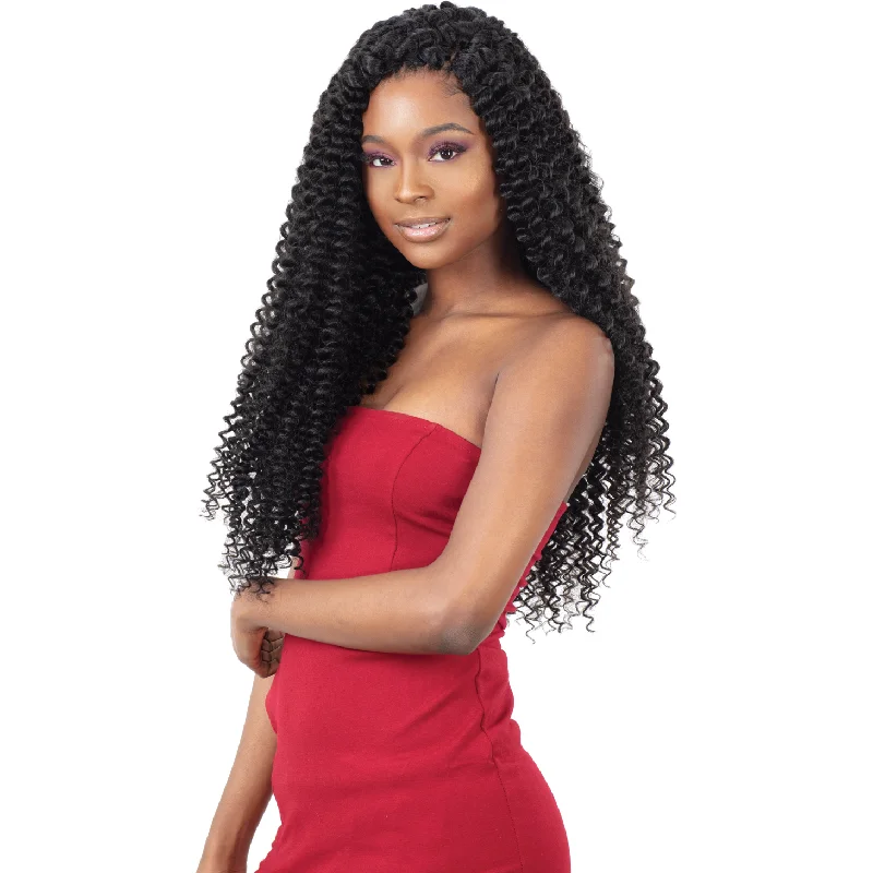 Child - friendly braided wigs with a soft and gentle feelFreeTress Synthetic Crochet Braids - 3X Pearl Curl 18"