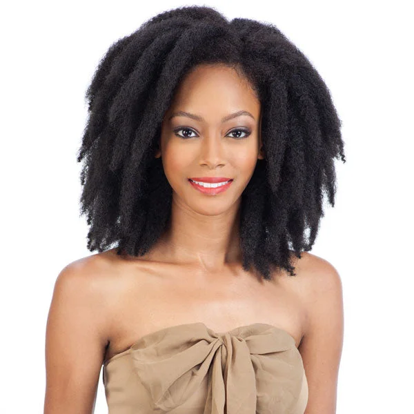 Child - friendly braided wigs with a soft and gentle feelFREETRESS EQUAL SYNTHETIC BRAIDABLE WEAVING CUBAN TWIST 8" [SF/Q CUBAN TWIST WEAVE 8]