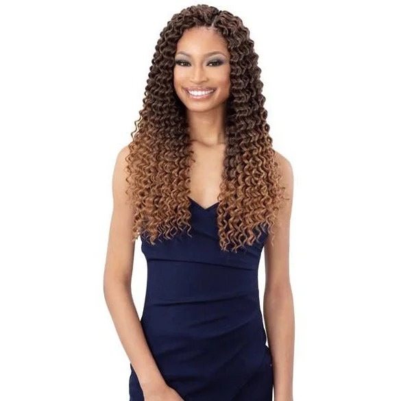 Child - friendly braided wigs with a soft and gentle feelFreeTress Synthetic Crochet Braids - 3X Summer Deep 18"