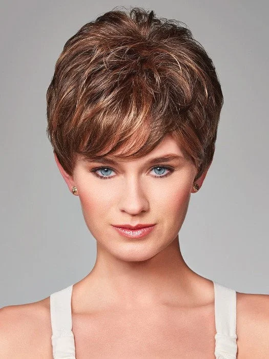 Long - length wig with a wispy fringe for a soft and feminine lookHannah by Henry Margu | Lace Front | Mono Top | CLOSEOUT