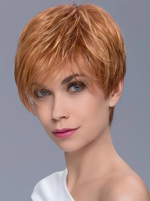 Long - length wig with a curly texture for a bold and stylish choiceHot by Ellen Wille | Synthetic Wig (Mono Crown) | CLOSEOUT