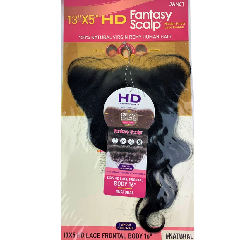 Braided wigs with a middle - part for a classic and elegant styleJanet Collection Fantasy Scalp 13" x 5" HD Lace Frontal – Body