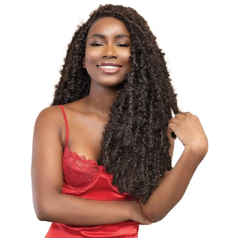 Long - length braided wigs for a glamorous and voluminous styleJanet Collection Nala Tress Synthetic Crochet Braids - Butterfly Locs (Slim) 24"