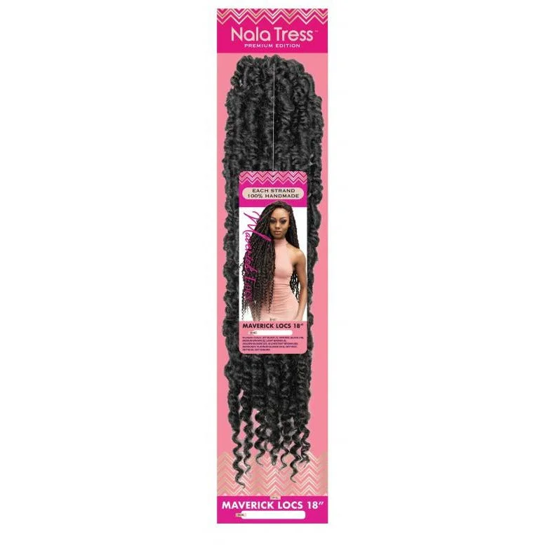 Bob - length braided wigs for a short and sassy lookJanet Collection Nala Tress Synthetic Braids - Maverick Locs 18"