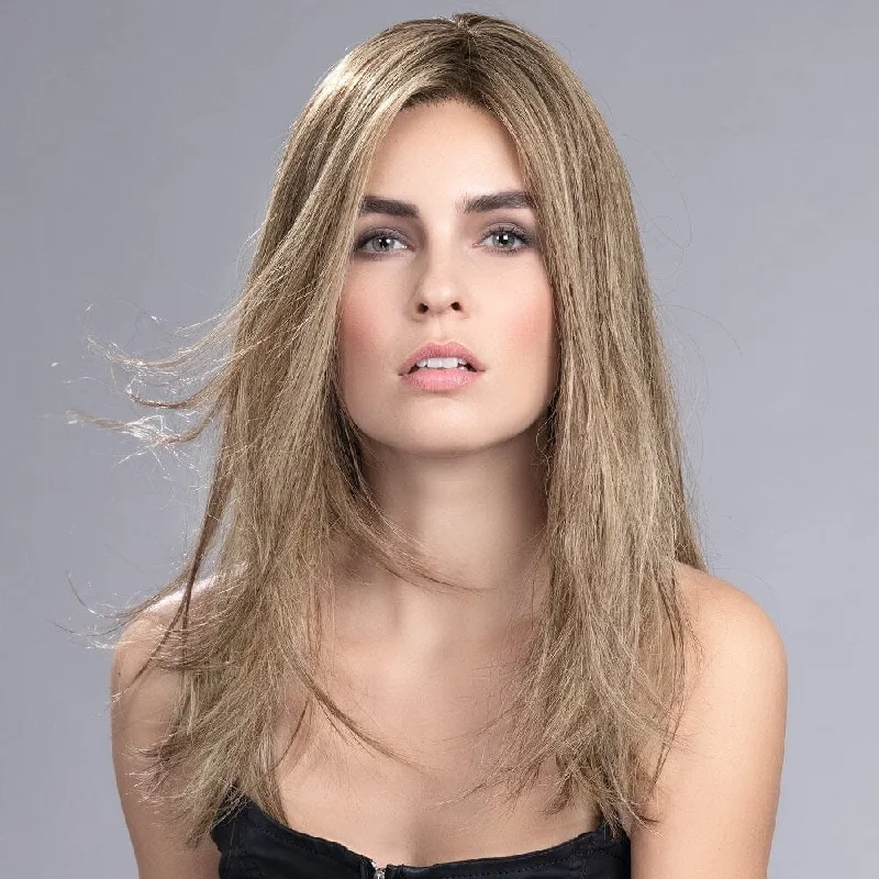 Long - length wig with a pre - bleached knot for a natural - looking scalpJust Long Heat Friendly Synthetic Topper by Ellen Wille