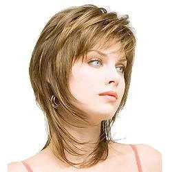 Long - length wig with a wispy fringe for a soft and feminine lookKylie by Noriko Wigs | Shag Wig for Women | CLOSEOUT