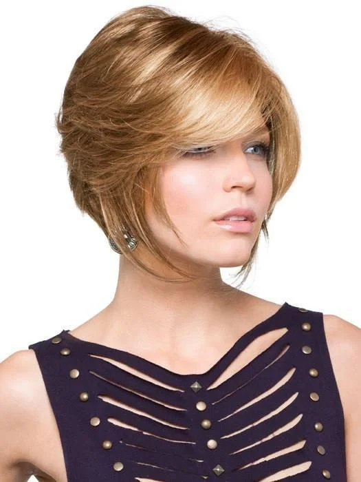 Long - length wig with a honey - blonde color for a warm and sunny appearanceLa Mode by Rene of Paris | Hair Topper | CLOSEOUT