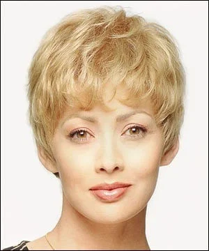 Long - length wig with a natural - looking root for a more realistic lookLeah by Amore | Short Human Hair Wig | CLOSEOUT