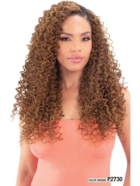 Braided wigs with a natural - looking scalp for a more realistic finishModel Model Gardenia MasterMix ZESTY CURL 3pcs 22"24"26" Weave