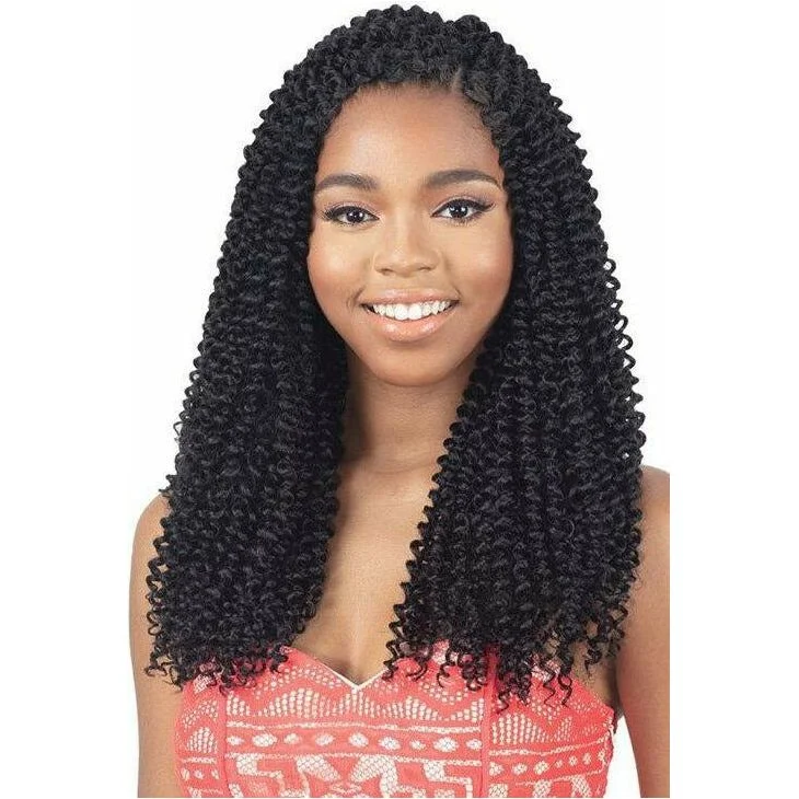 Blonde braided wigs for a trendy and sun - kissed appearanceModel Model Glance Braids – 3x Pre-Stretched Bohemian Curl 14"