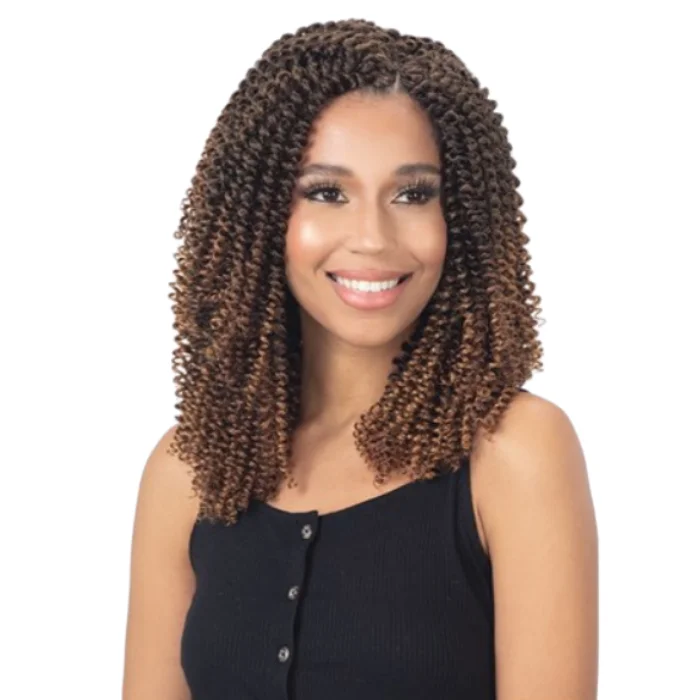 Braided wigs with a water - wave texture for a unique lookModel Model Glance Synthetic Braids - 3X Water Blast 10"