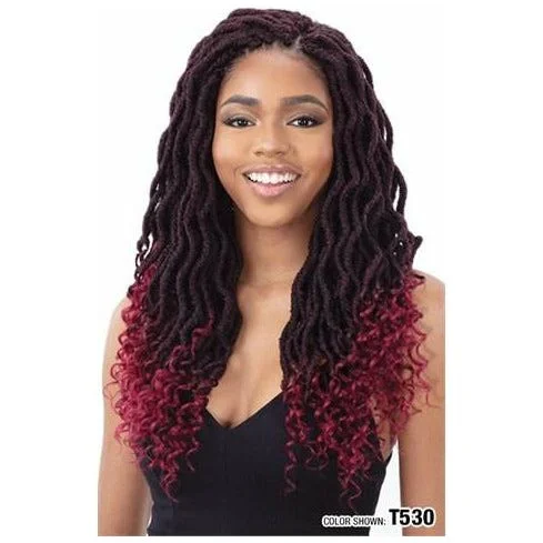 Synthetic braided wigs with a natural - looking textureModel Model Synthetic Braids - 3X Wavy Montego Gorgeous Locs 16"