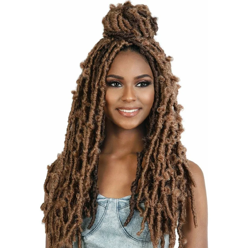 Human hair braided wigs for a luxurious feelMotown Tress True 2X Synthetic Pre-Looped Braids – C.2BFLY18 Butterfly Faux Locs 18"