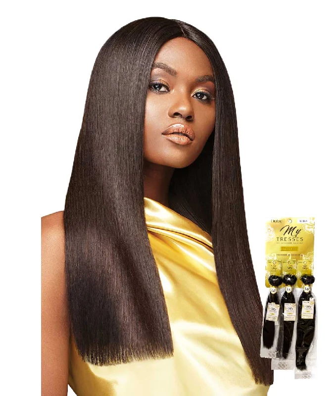 Braided wigs with a side - part for a flattering lookOutre Mytresses Gold Label - Natural Straight