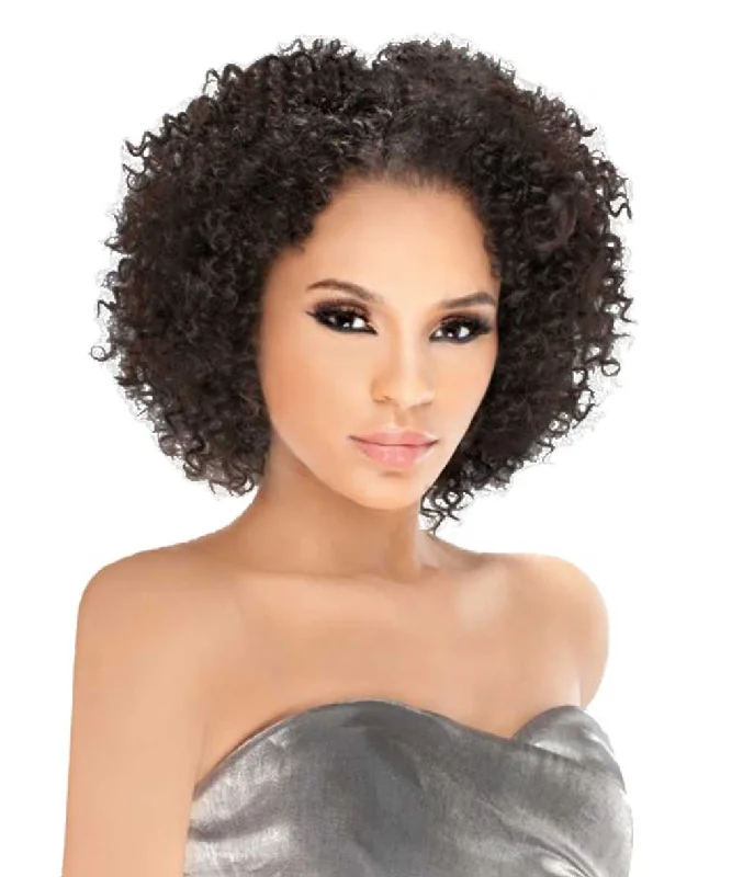 Braided wigs with a natural - looking scalp for a more realistic finishOutre Purple Pack 3Pcs - Jerry Curl