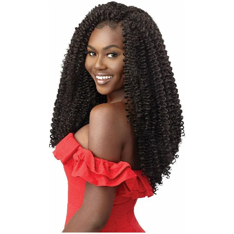 Human hair braided wigs for a luxurious feelOutre Synthetic X-Pression Twisted Up Braids – 2X Waterwave Fro Twist 22"