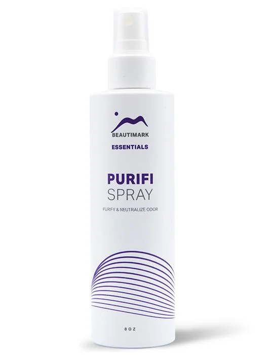 Long - length wig with a pre - plucked hairline for a more natural lookPurifi Spray