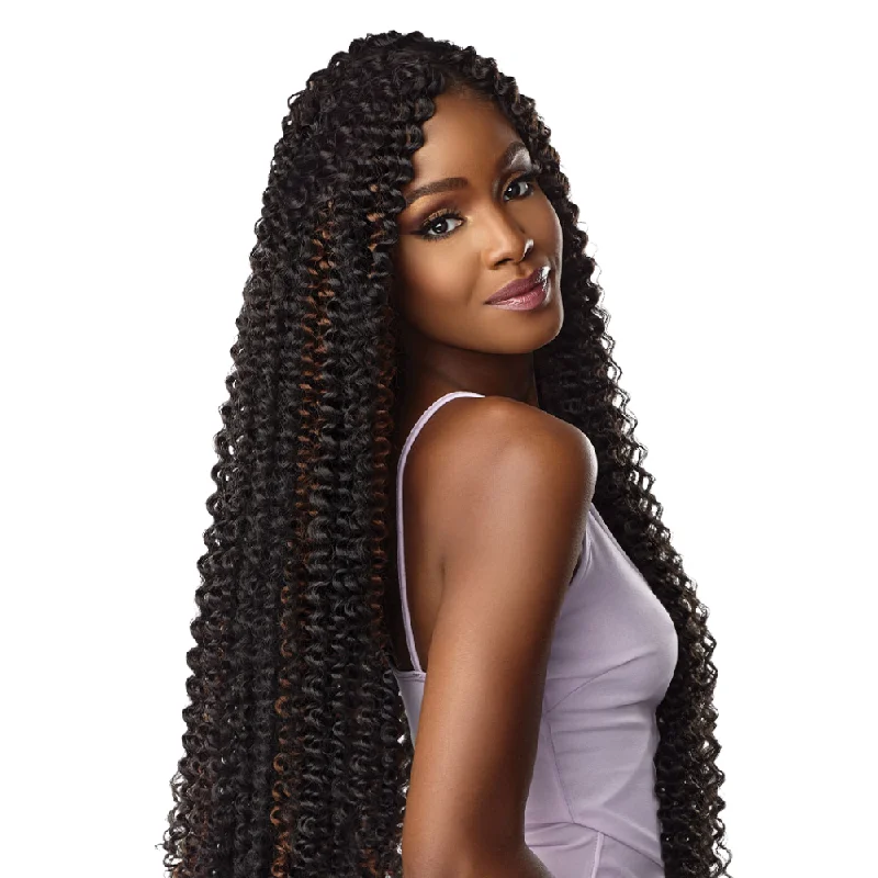 Box braided wigs with jumbo size for a bold lookSensationnel Lulutress Synthetic Braids – Water Wave 24"