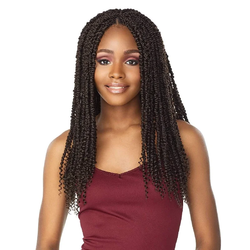 Bob - length braided wigs for a short and sassy lookSensationnel Lulutress Synthetic Crochet Braids - 2X Skinny Passion Twist 18"