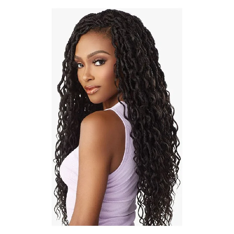 Synthetic braided wigs with a natural - looking textureSensationnel Lulutress Synthetic Pre-Looped Braids – 3X Mermaid Locs 24"