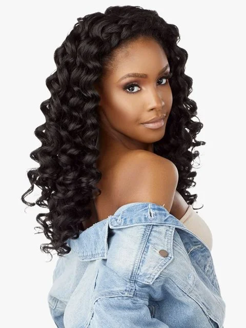 Braided wigs for a formal event with a sophisticated designSensationnel Premium Synthetic CURLS KINKS & CO_CLIP-IN WILD ONE 14"