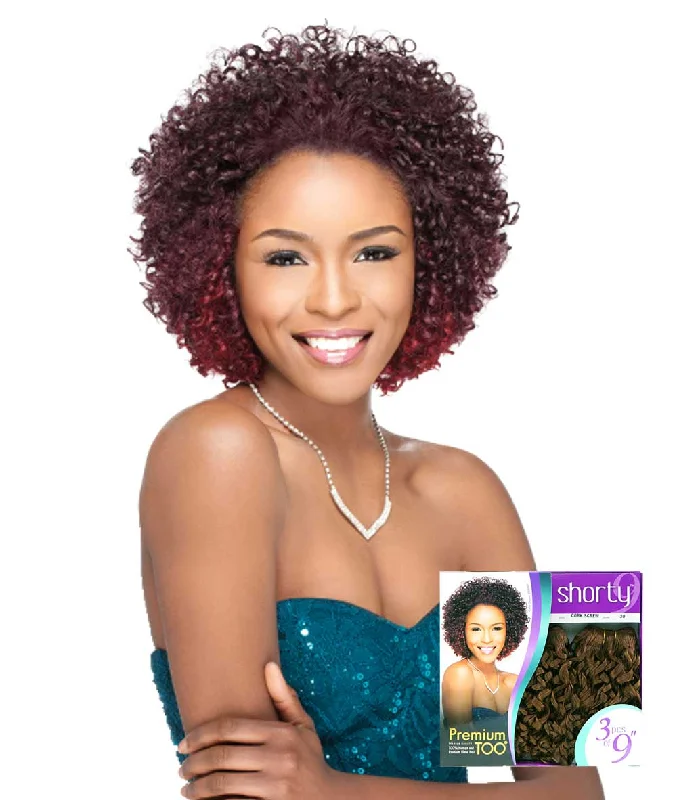 Child - friendly braided wigs with a soft and gentle feelSensationnel Premium Too Shorty - Cork Screw 3Pcs 9"