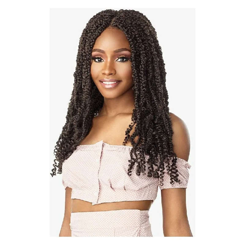 Adjustable - cap braided wigs for a comfortable fitSensationnel Lulutress Synthetic Crochet Braids – 2X Box Butterfly 18"