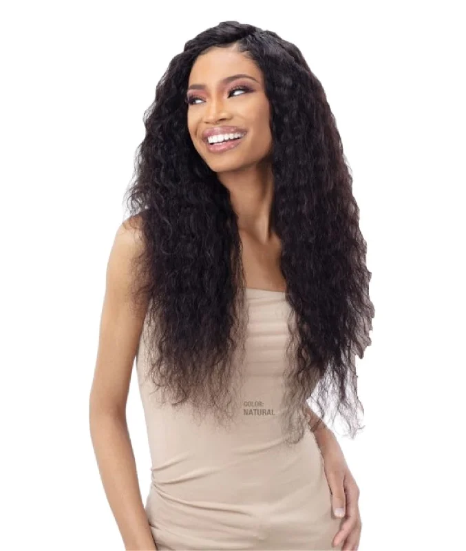 Braided wigs with a 180 - density for a full and thick appearanceShake-N-Go Ibiza Wet&Wavy Loose Deep 3Pcs Natural