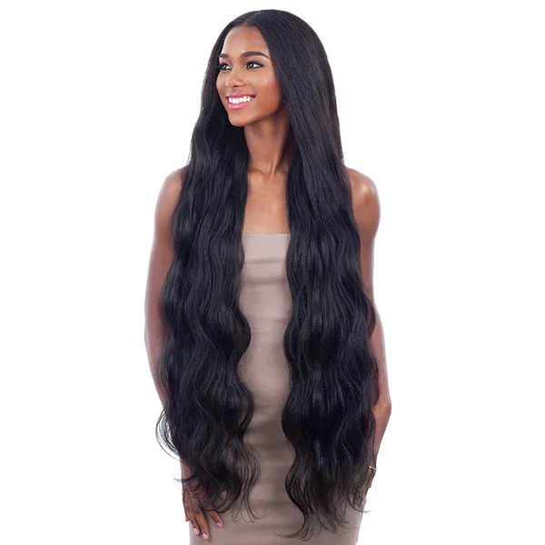 Human hair braided wigs for a luxurious feelSHAKE-N-GO ORGANIQUE MASTERMIX WEAVE BODY WAVE [SOBD]