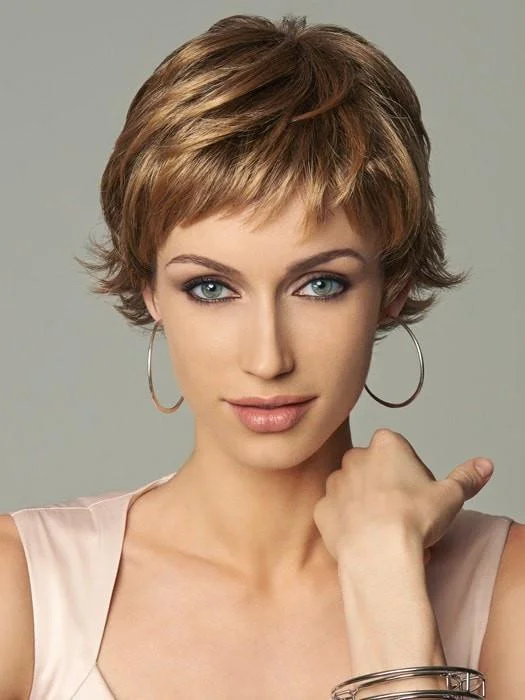 Long - length wig in a jet - black color for a classic appearanceSimply Sweet by Gabor Wigs | Short Synthetic Wig | CLOSEOUT