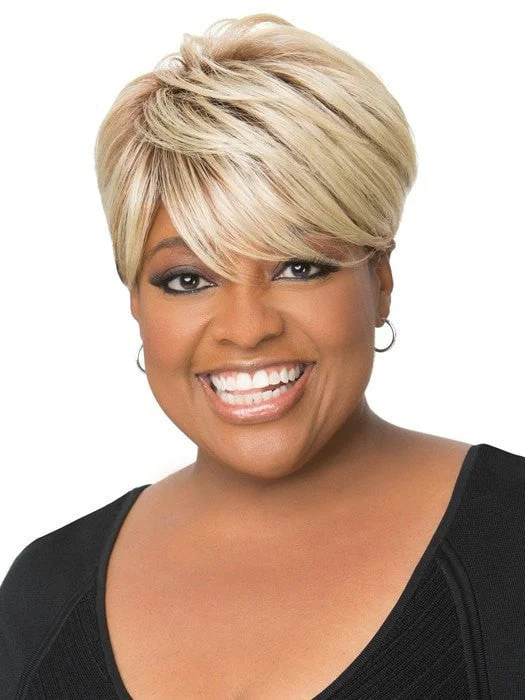 Long - length wig with a wispy fringe for a soft and feminine lookSmooth & Chic by Sherri Shepherd - NOW | CLEARANCE