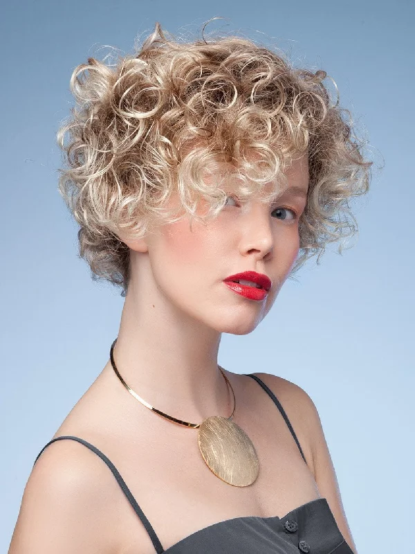 Long - length wig with a wispy fringe for a soft and feminine lookSwitch 4 by Ellen Wille | Curly Synthetic Wig | CLOSEOUT