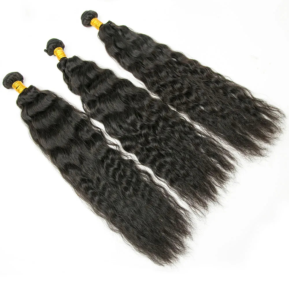 Braided wigs for a formal event with a sophisticated designWet and Wavy Weft Bundles Human Hair